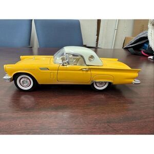 1957 Yellow Ford Thunderbird Car